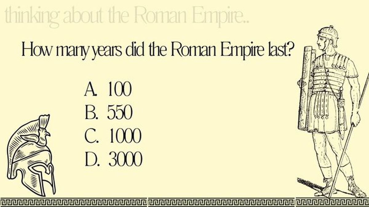 No Place Like Rome: A Quiz Thinking about the Roman Empire image number null